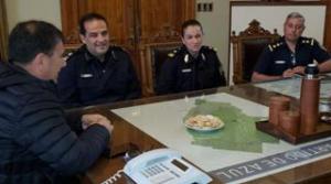 Reunión con nuevos jefes policiales